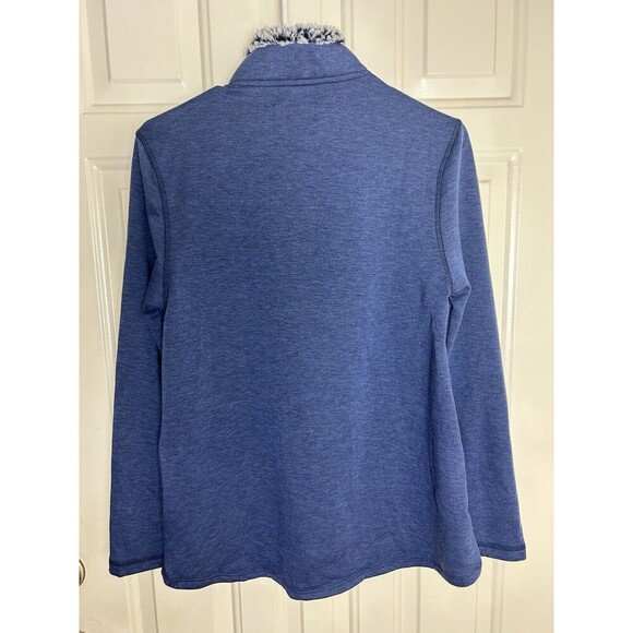 Cuddl Duds Jacket Small Full Zip Soft Blue Women’s Long Pockets LRC7-2 - Picture 9 of 9